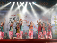竹東天穿日山歌比賽的精彩表演
