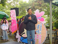 行政院客家委員會主委黃玉振於「樂亮 客家 四季」音樂會上致詞