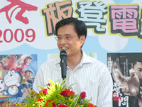 行政院客委會主委黃玉振於「好客」板凳電影院記者會活動致詞