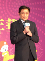 行政院客委會主委黃玉振於六堆嘉年華記者會上致詞